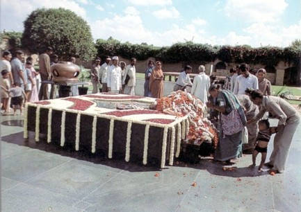 Gandhi samadhi - Gandhi síremléke